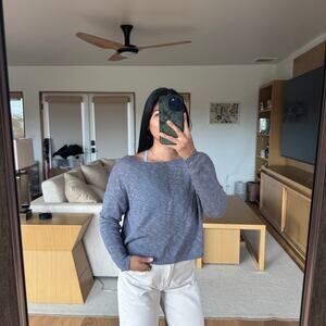 Edikted Gray Marl Sweater small